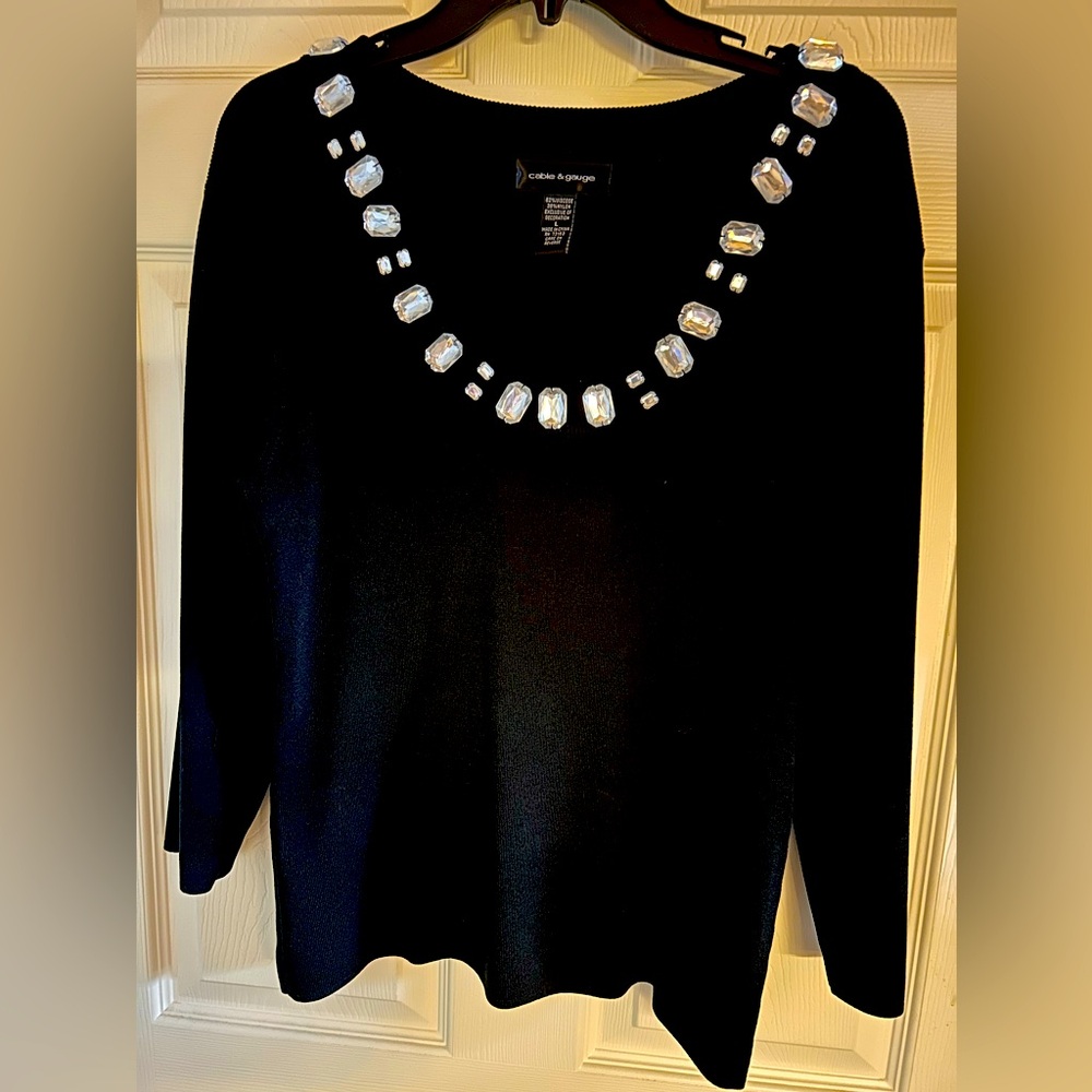 Cable and Guage Woman’s Sweater -  Large